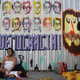 People gather at a protest against Temer in front of the Ministry of Culture on May 22. Image via Getty.